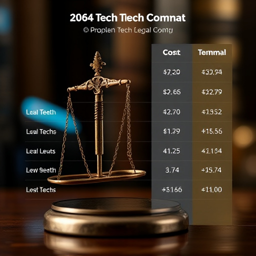 legal tech cost