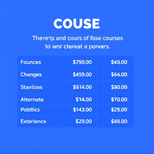online course cost