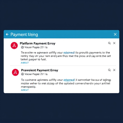 platform payment errors