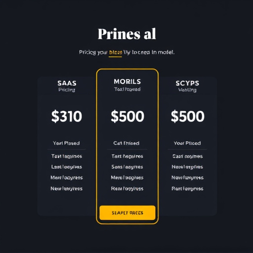 saas pricing model