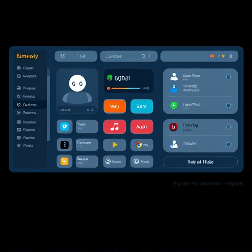 simvoly user interface