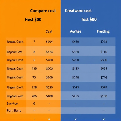 software cost comparison