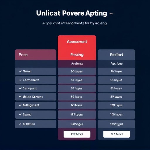 software pricing assessment