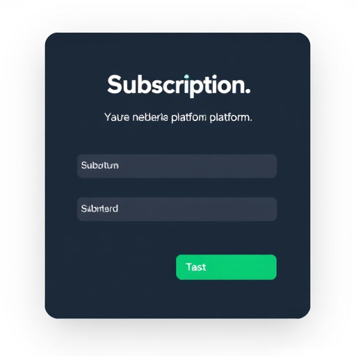 subscription platform order