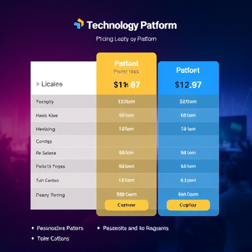 technology platform pricing