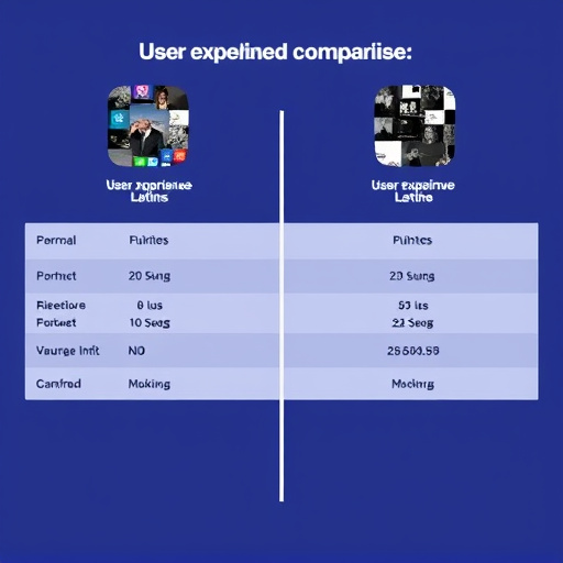 user experience comparison