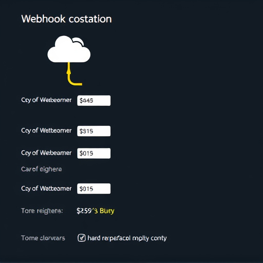 webhook configuration cost
