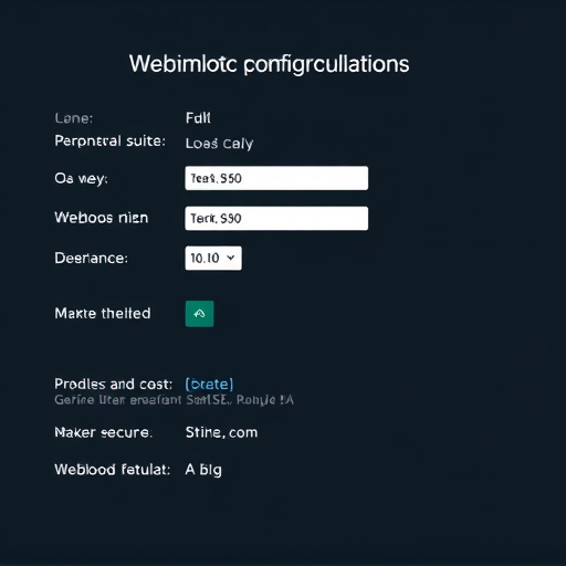 webhook configuration cost