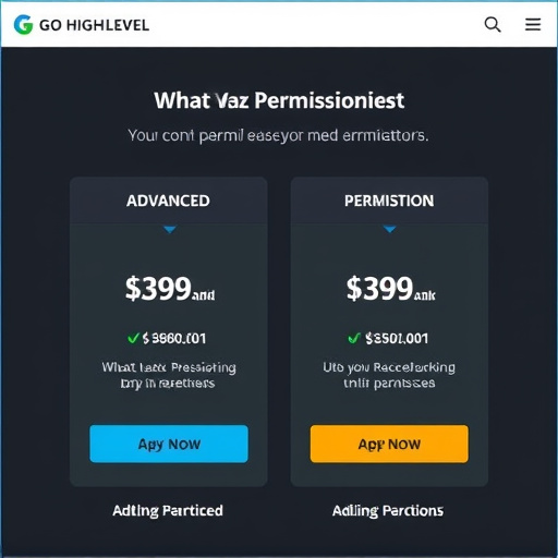 advanced permissions pricing gohighlevel