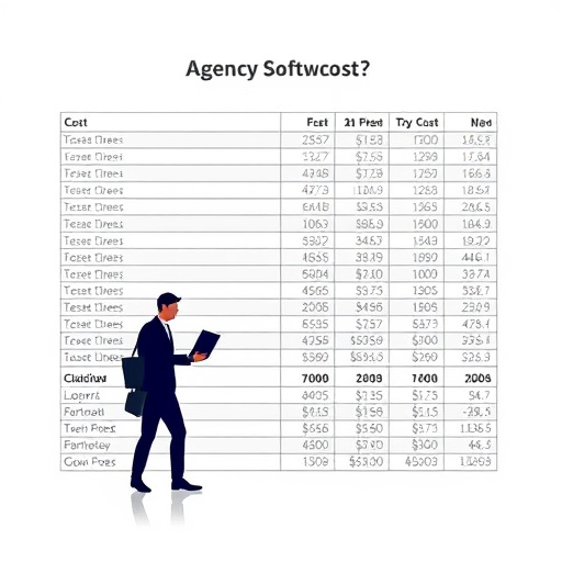 agency software cost