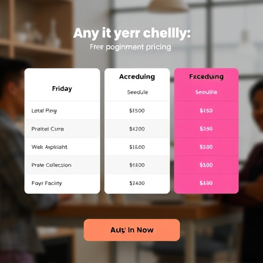 appointment scheduling pricing