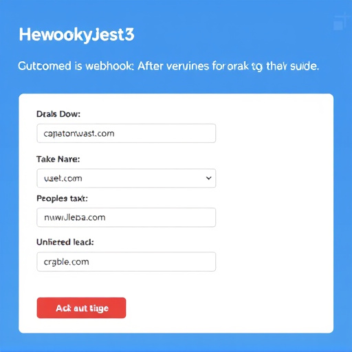 automated webhook setup