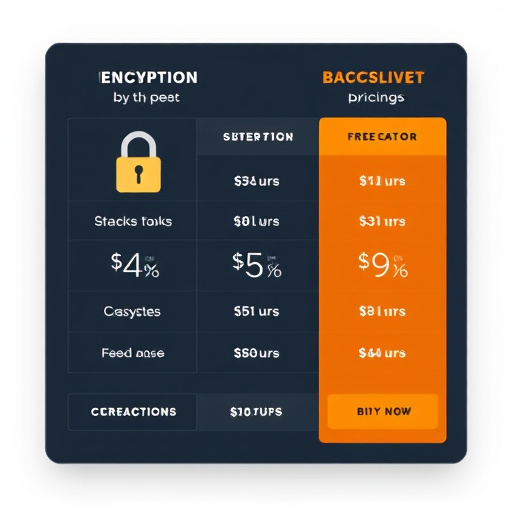 backup encryption pricing