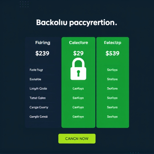 backup encryption pricing