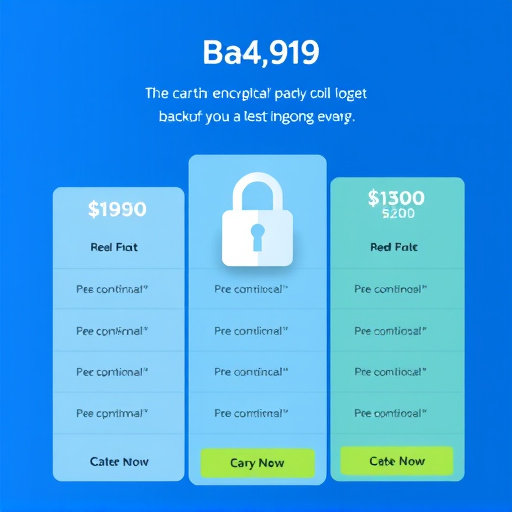 backup encryption pricing