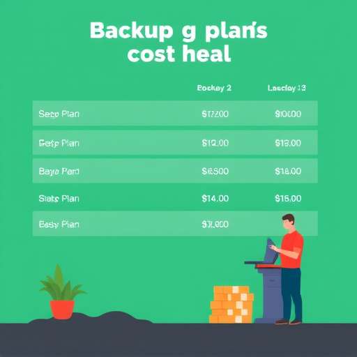 backup plan cost