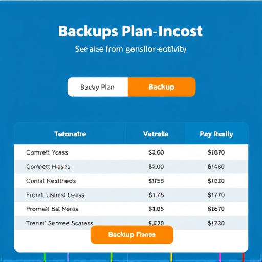 backup plan cost