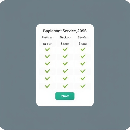 backup service pricing analysis
