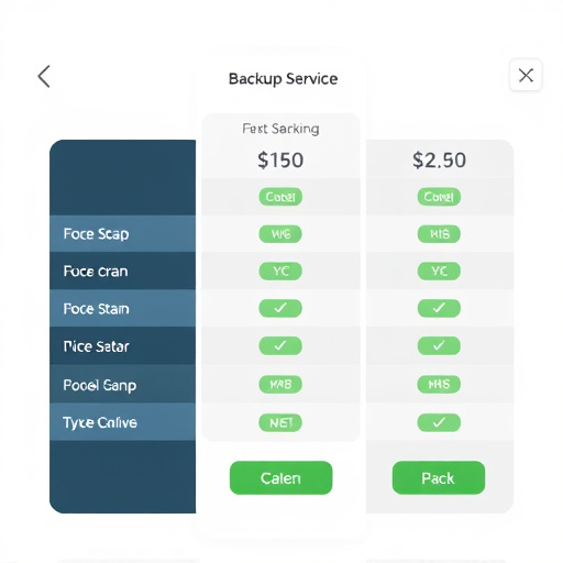 backup service pricing analysis