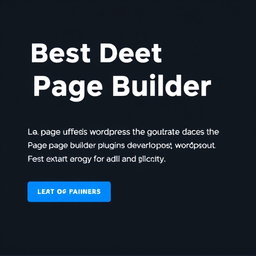 best page builder plugins for wordpress