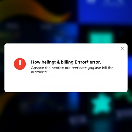 billing error resolution