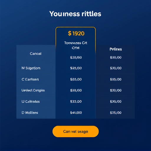 business crm pricing