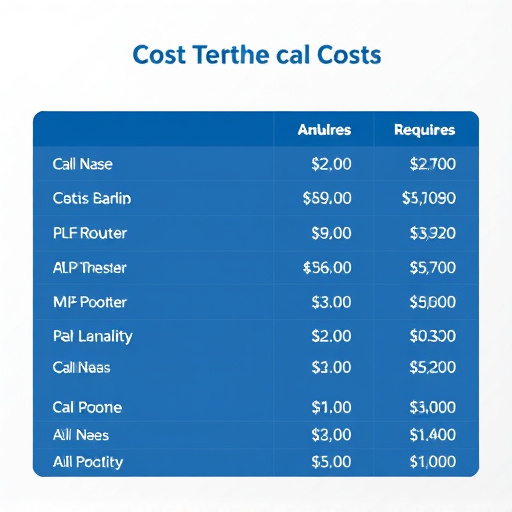 call routing cost