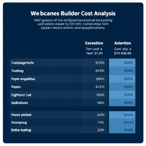campaign builder cost analysis
