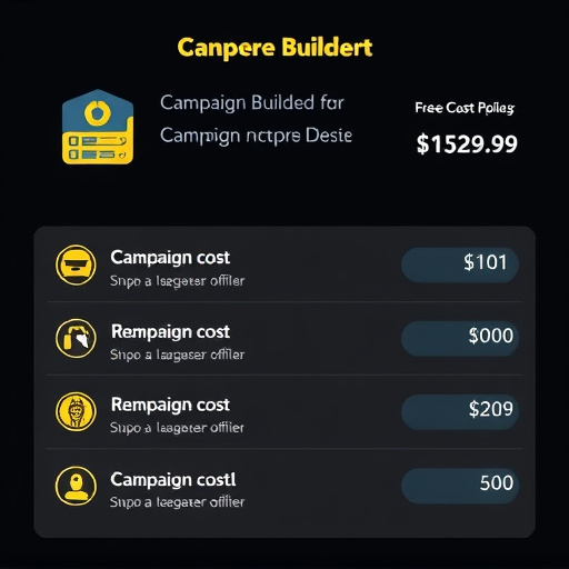 campaign builder feature cost