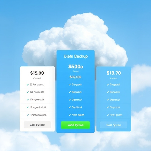 cloud backup service pricing