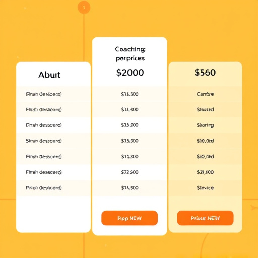 coaching service pricing