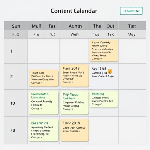 content calendar features