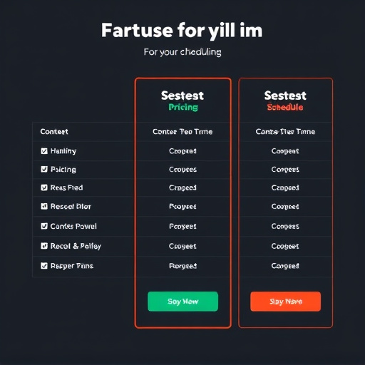 content scheduling pricing