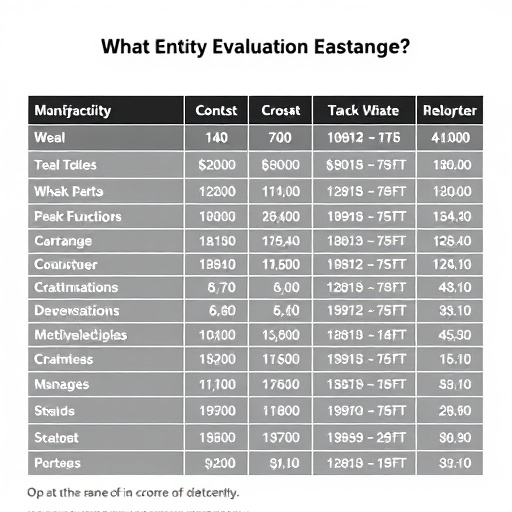 cost entity evaluation extendly