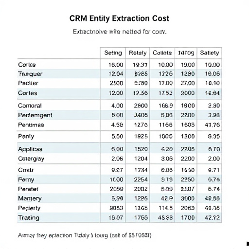 crm entity extraction cost