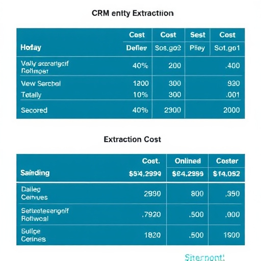 crm entity extraction cost