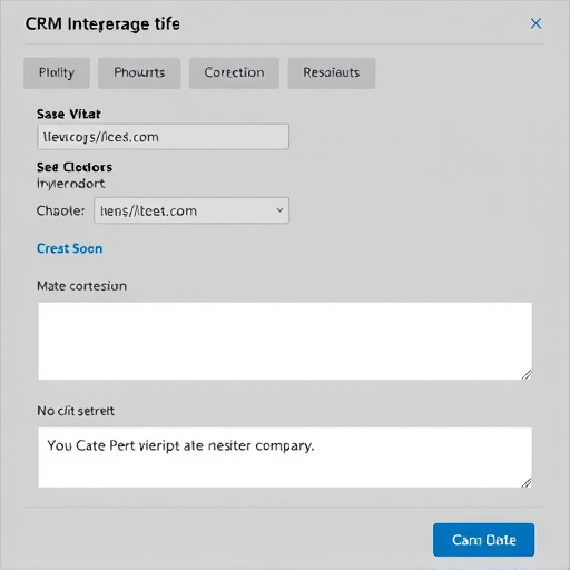 crm integration setup