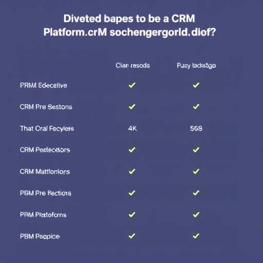 crm platform comparison