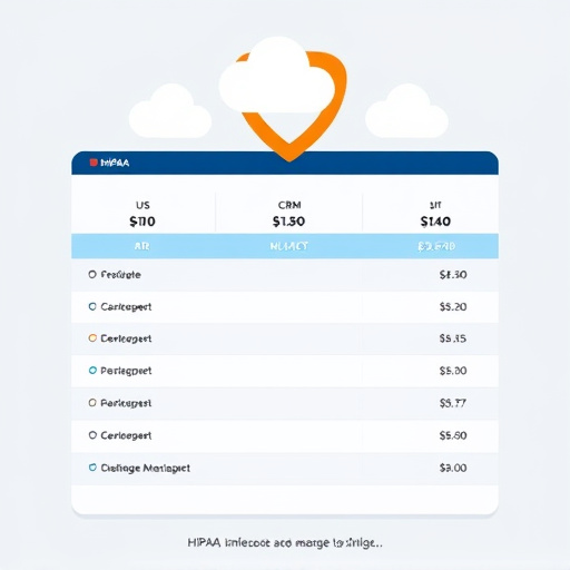 crm platform hipaa compliance cost