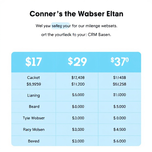 crm website builder cost