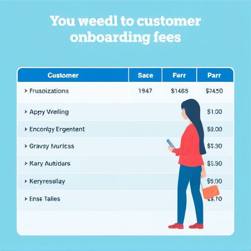 customer onboarding fees