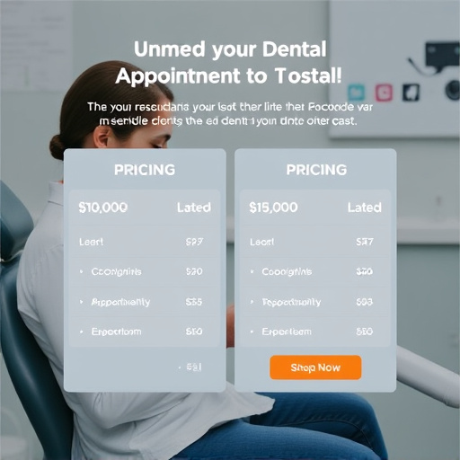 dental appointment scheduling pricing