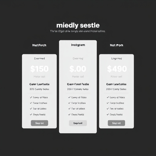 digital agency instagram pricing model