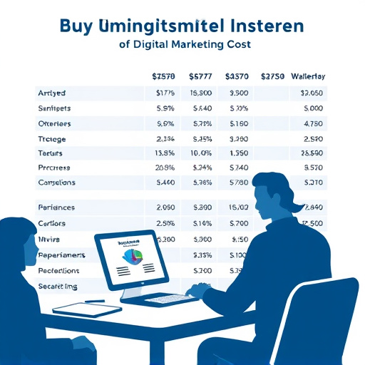 digital marketing cost
