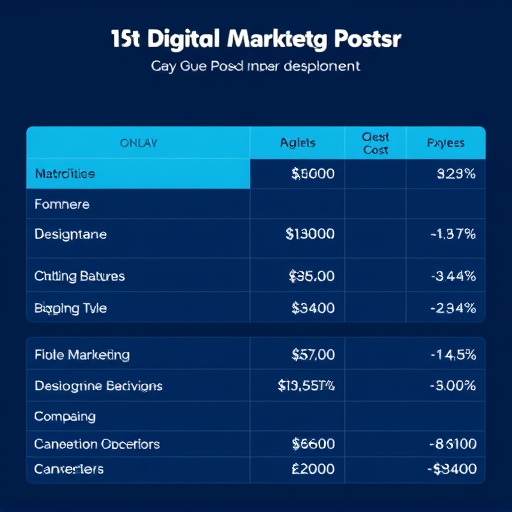 digital marketing cost