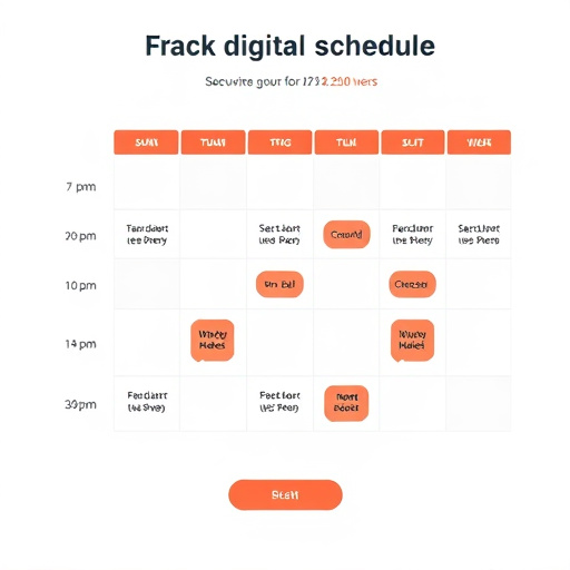 digital marketing scheduling