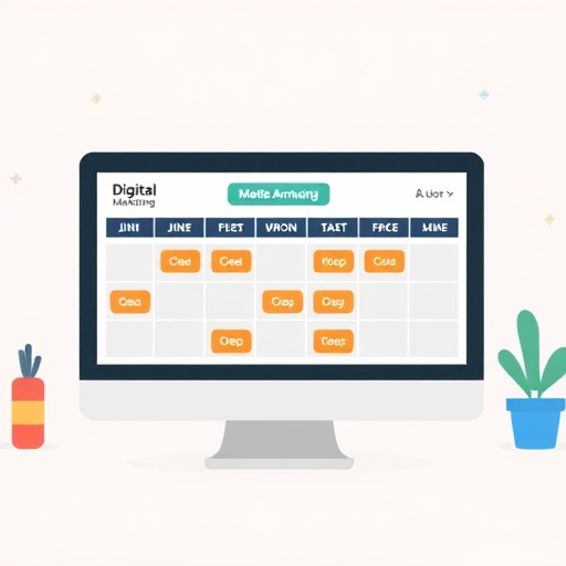 digital marketing scheduling