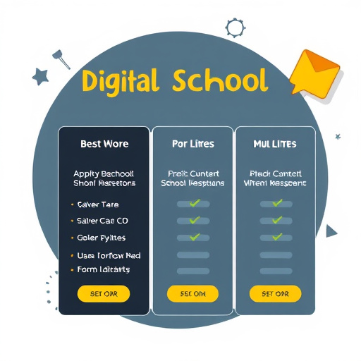 digital school marketing pricing