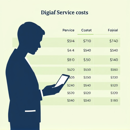 digital service costs