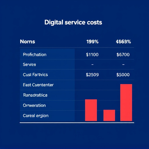 digital service costs